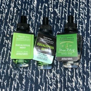 Bath and Body Works 3pc Soothing Wallflower Refill Bundle